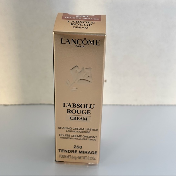 Lancôme L'Absolu Rouge Cream Lipstick 250 Tendre Mirage - Peachy Nude - Picture 6 of 8
